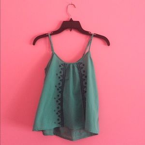💚💙Teal Lacy Back Tank Top💙💚