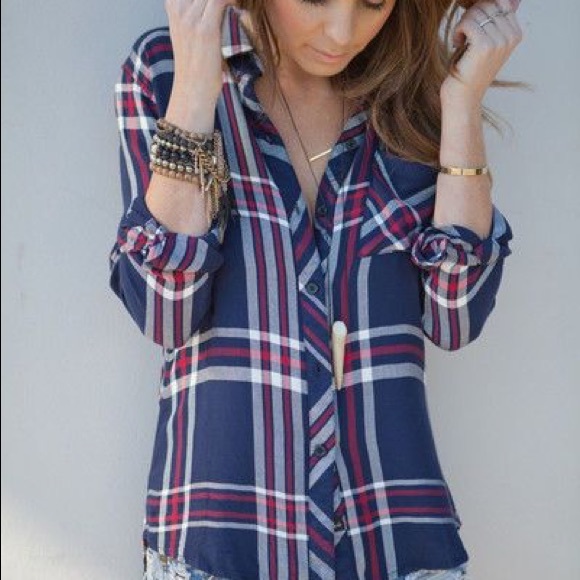 Rails Hunter plaid shirt