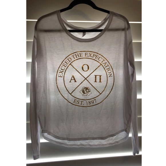ALPHA OMICRON PI SORORITY LONGSLEEVE