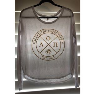 ALPHA OMICRON PI SORORITY LONGSLEEVE