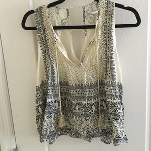 Pattern tank top