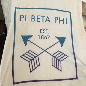 PI BETA PHI SORORITY MUSCLE TANK