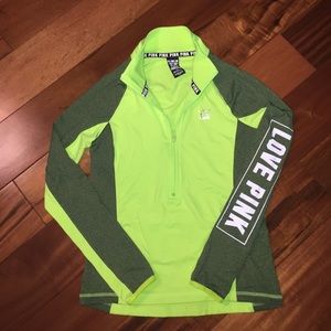 Victoria's Secret Pink ultimate yoga deep zip Sm