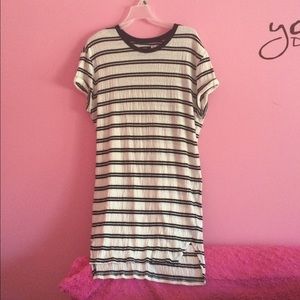 Striped Urban Outfitters TShirt Dress