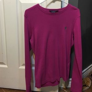 Long sleeve polo shirt XL