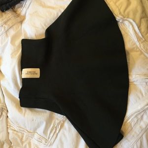 Hunter green mini skirt