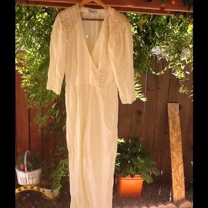 Vintage 90's Jumper cream one piece 1990"s Vintage 90's Jumper cream one piece 1990"s