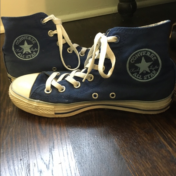 Royal Blue Converse High Tops MEN'S 6// WOMEN'S 8