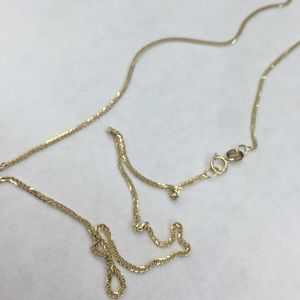 Jewelry - 14k Gold Chain & 14k Gold Jesus Pendent Jewelry - 14k Gold Chain & 14k Gold Jesus Pendent