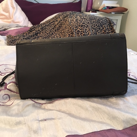 Dark Brown Talbots Leather Handbag - Picture 4 of 4