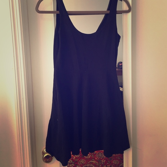 Sparkle & Fade: Black skater dress