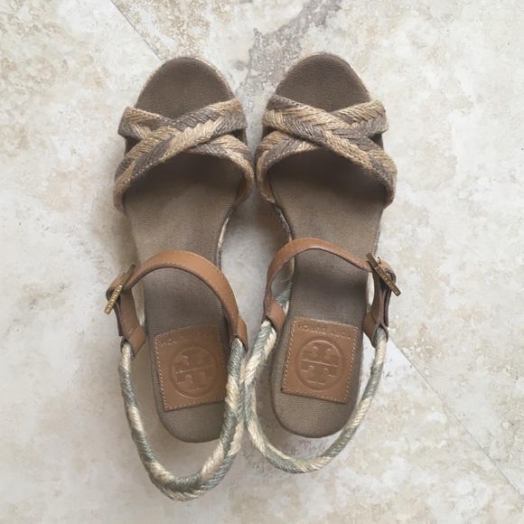 Tory Burch Camelia espadrille wedge sandals