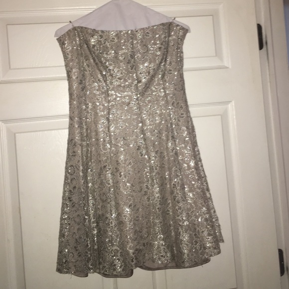 strapless formal dress