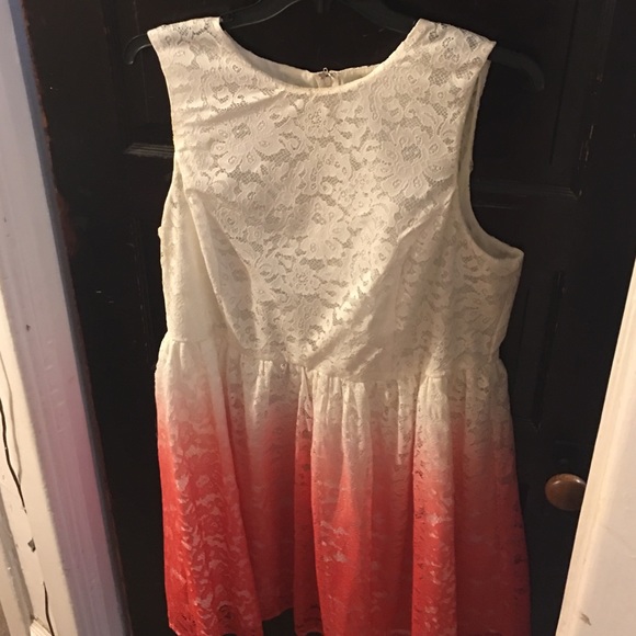 Asos curve dip die lace dress!