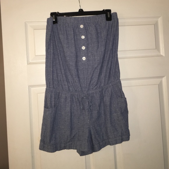 denim romper