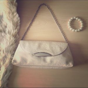 Ann Taylor Leather Clutch Purse