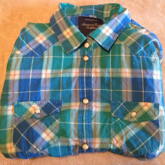 American Eagle Plaid Shirt