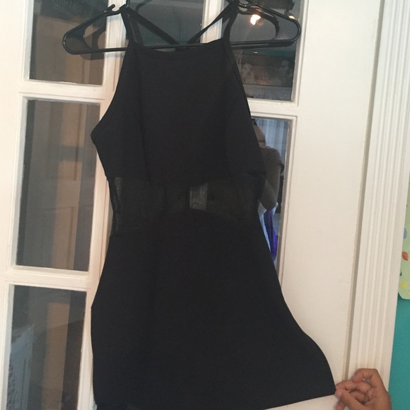 Trendy black party dress