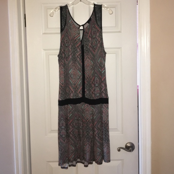 midi printed dress