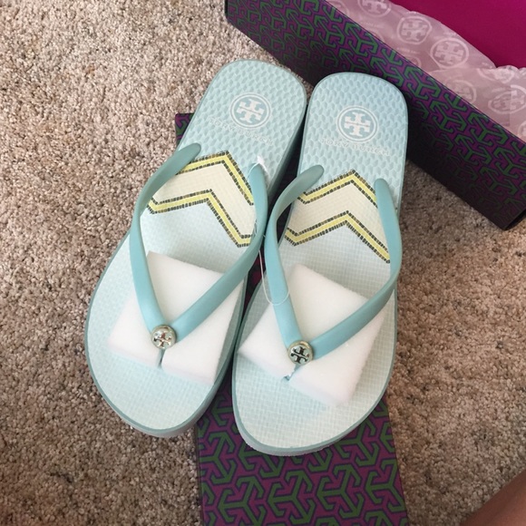 Tory burch thandie wedge flip flop