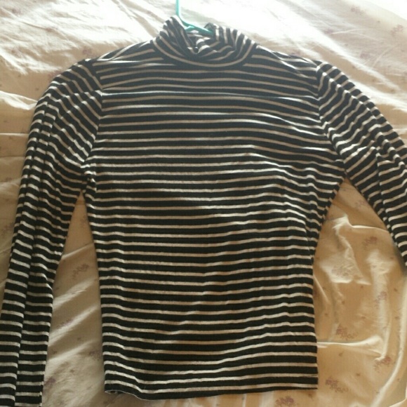 Brandy Melville Sweaters - Brandy melville striped turtleneck