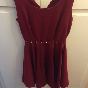 Maroon dress