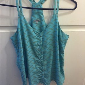 Teal tank top