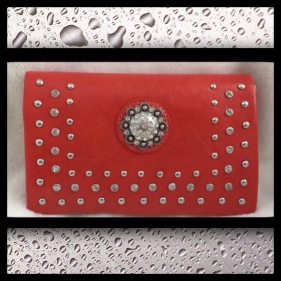 Rustic Couture Bags - Rustic Coutures Studded Clutch Wallet Rustic Couture Bags - Rustic Coutures Studded Clutch Wallet