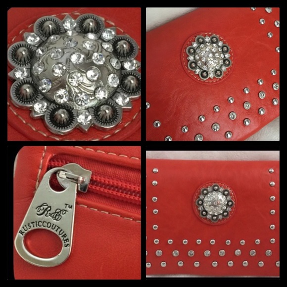 Rustic Couture Bags - Rustic Coutures Studded Clutch Wallet Rustic Couture Bags - Rustic Coutures Studded Clutch Wallet