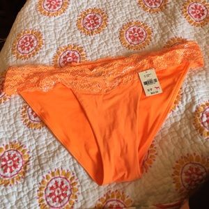 NWT PINK never worn orange  bathing suit bottom
