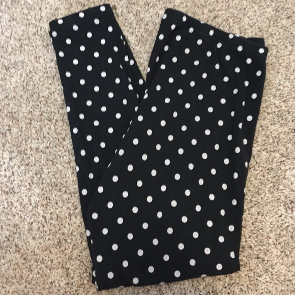 Polka dot leggings
