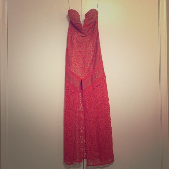 Coral Miss Holly Dress