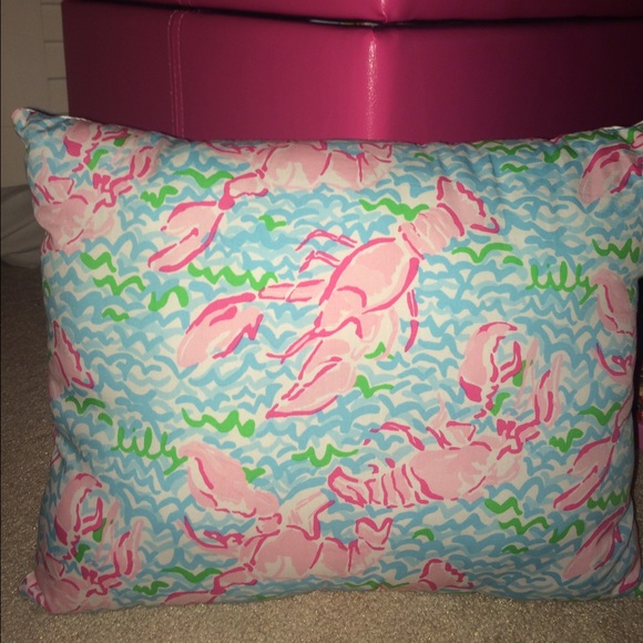 Lilly Pulitzer Lobstah Roll Pillow