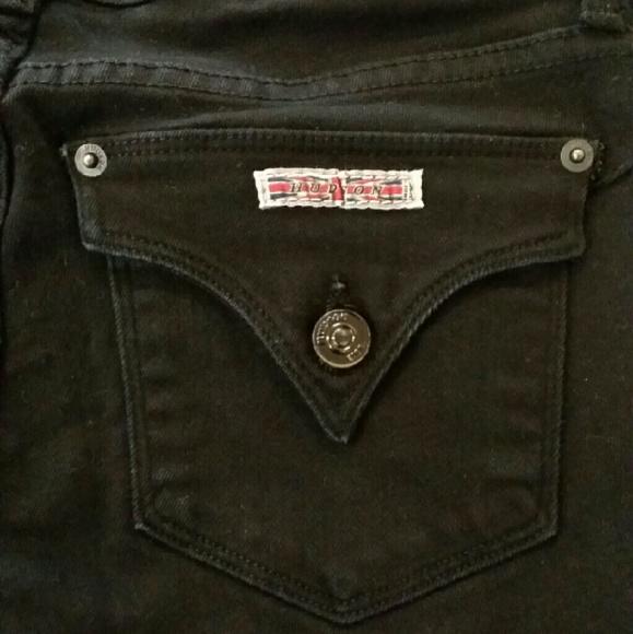Hudson black jeans size 24.