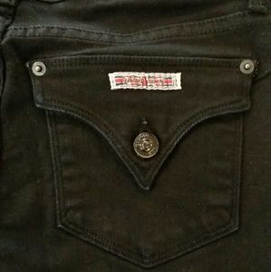 Hudson black jeans size 24.