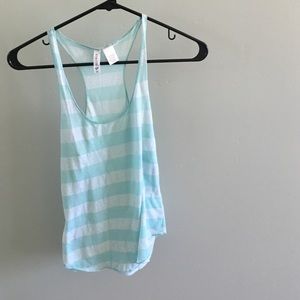 LIGHT BLUE STRIPED TANK