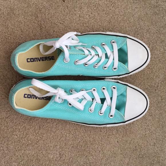 Mint Low Top Converse