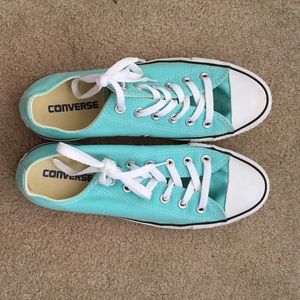 Mint Low Top Converse