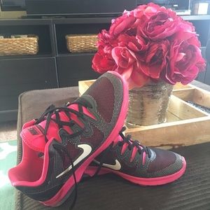 Nike -pink and black sneakers