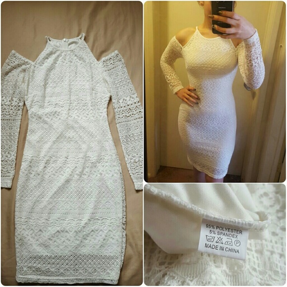 Off white lace dress (fits sizes 2-5)