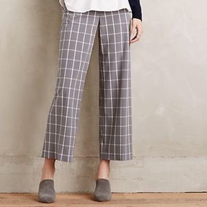 Anthropologie  Cartonnier crop wide-leg trousers