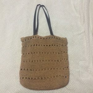 Crochet Beach Tote Bag