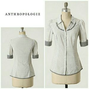 Anyhropologie Odille On-the-Dot Blouse