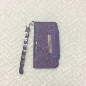 Purple Wallet iPhone 5/5s Case