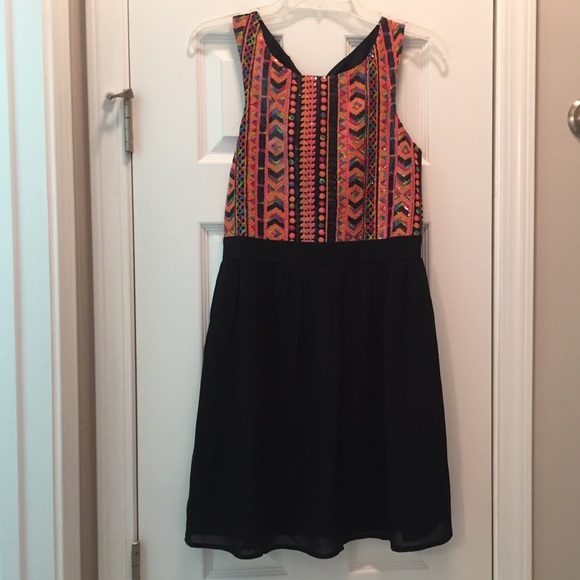 Multi sequin top dress