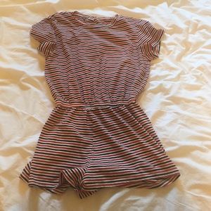 American Apparel Striped Jersey T-shirt Romper