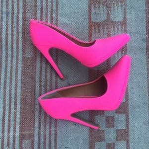 Hot Pink Barbie Shoes