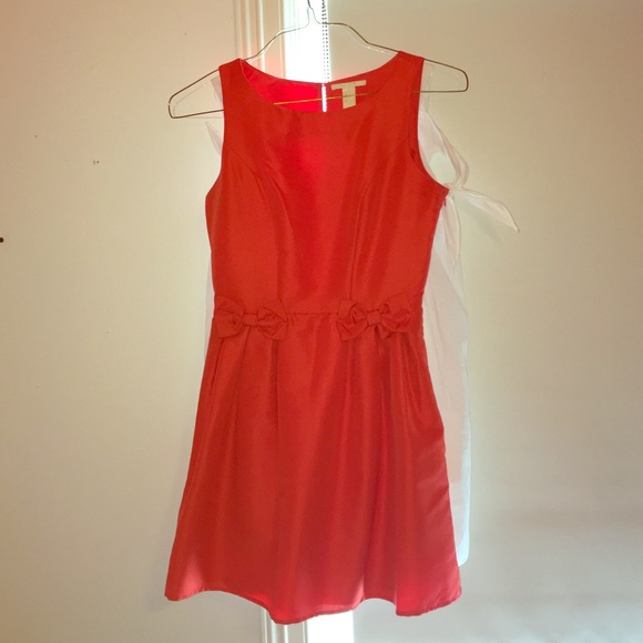 Orange mini dress
