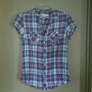 Plaid Pearl Snap Shirt