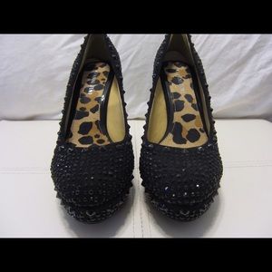 Black studded Gianni Bini